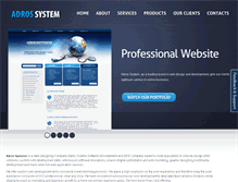 Tablet Screenshot of adrossystem.com